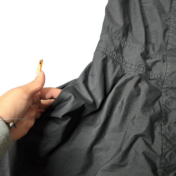 Club Monaco Black Button Front Dress Size: 6 - Picture 2 of 7